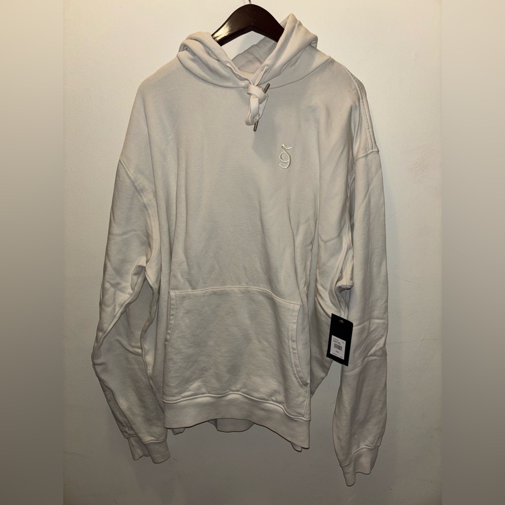 NWT Spiritual Gangster Monogram Classic Hoodie Burch/Cream Streetwear Minimalist
